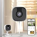 3MP 2K Window Camera, 2.4GHz & 5GHz WiFi Indoor Outdoor Camera for Home Security with AI Color Night Vision, Person & Motion Detection, 24/7