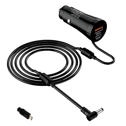 12V Power Cord Adapter Compatible with Apple carplay Android auto Screen, Cord Cable for car car Play Screen(9.8FT)