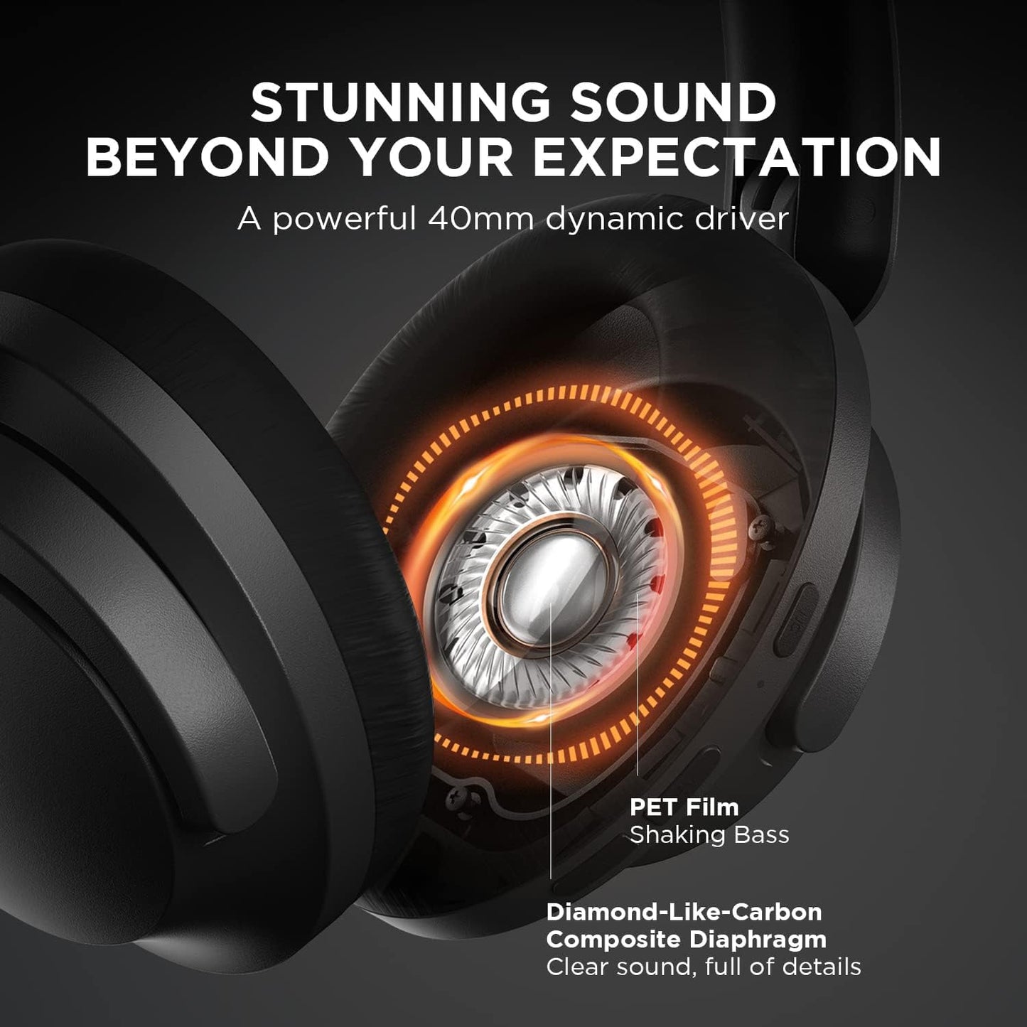 1MORE SonoFlow Active Noise Cancelling Headphones, Bluetooth Headphones with LDAC for Hi-Res Wireless Audio, 70H Playtime, Clear Calls, Preset EQ Via…