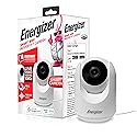 Energizer Smart 1080p Indoor Pan & Tilt Wired Camera, Motion Tracking, Two-Way Conversation, Night Vision, Instant Notifications, Works with Google