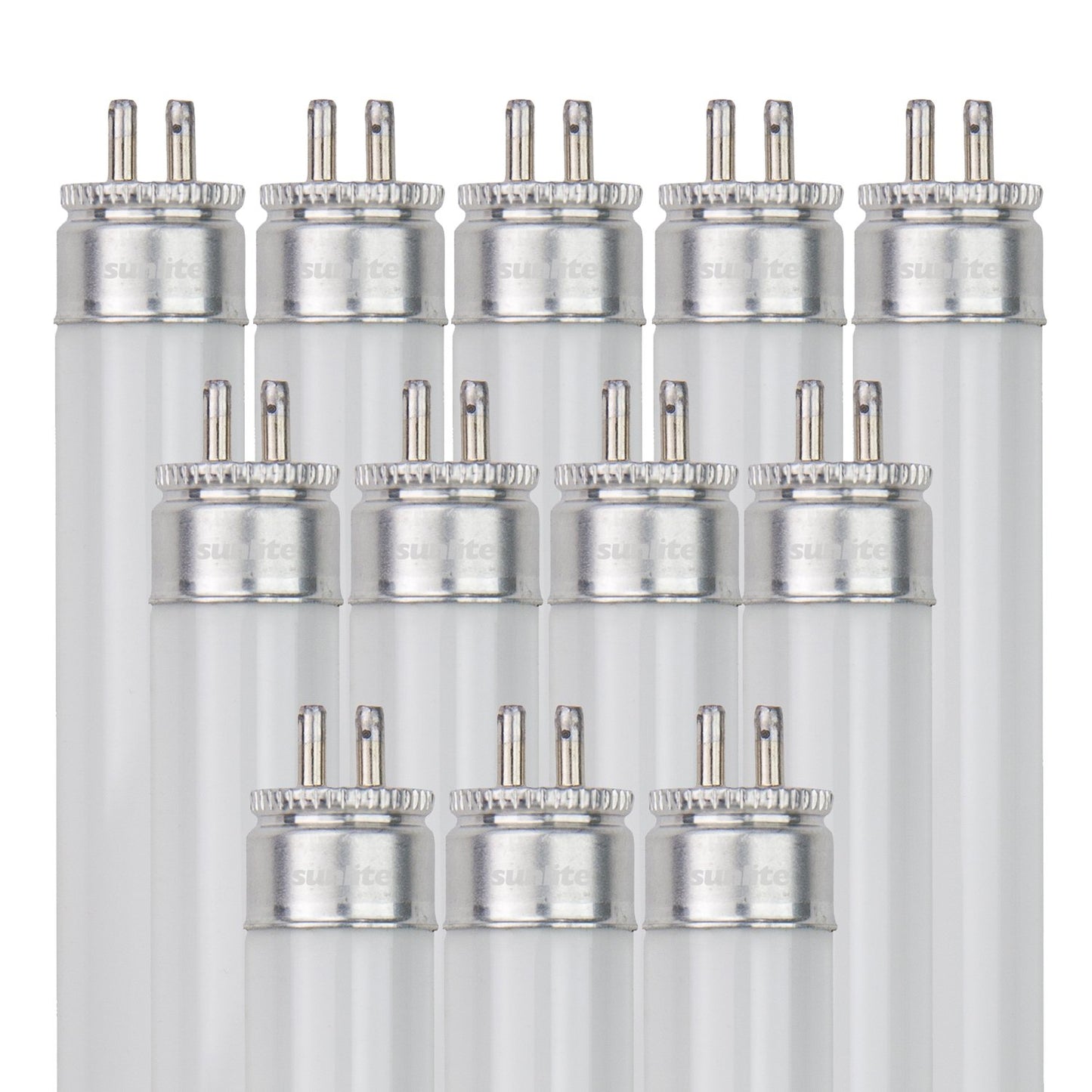 Sunlite 30258 F54T5/841/HO 4 Foot T5 Linear Fluorescent Lamp, 54 Watts, 5000 Lumens, 4100K Cool White, Miniature G5 Bi-Pin Base, High Performance