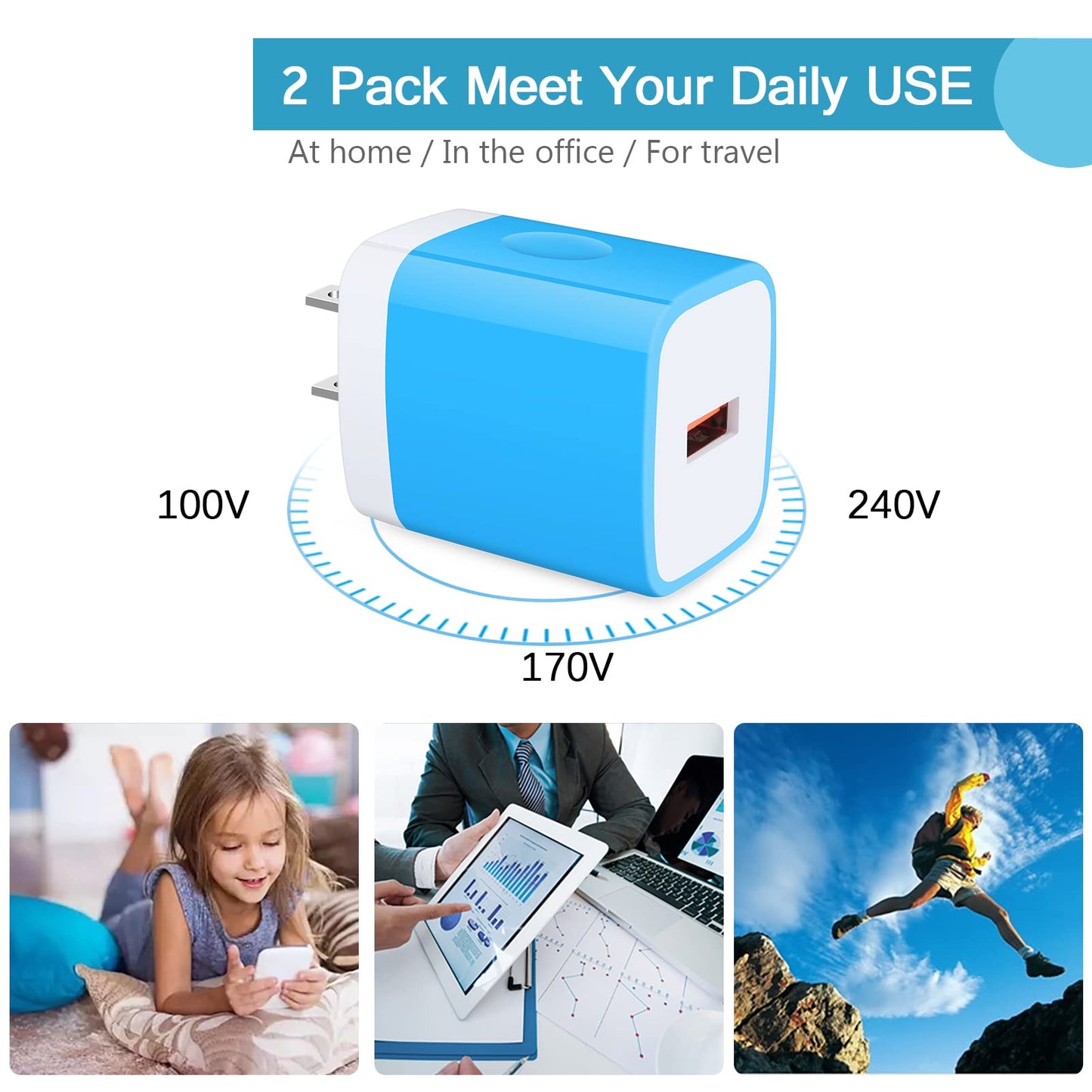 18W Android Charger Block Fast Charging Plug in Wall +9FT Type C Cable for Samsung Galaxy A71 5G,A20S S22 5G, S21 FE Ultra 5G/S20 FE 5G/A13/A53 5G/S10