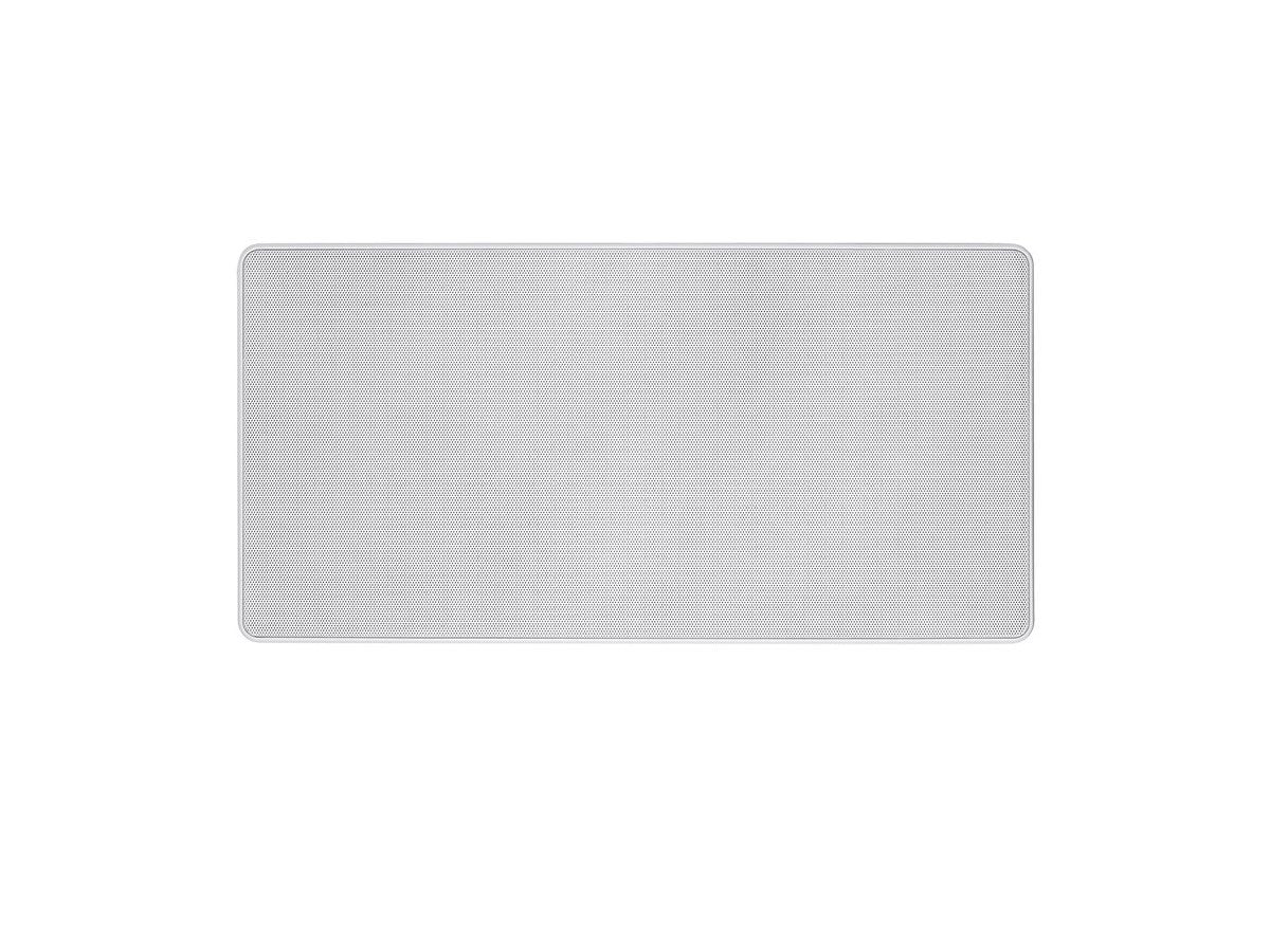 Monoprice 2-Way Carbon Fiber In-Wall Center Channel Speaker - Dual 5.25 Inch (Single) Easy Install For Home Theater - Alpha Series,Off-White
