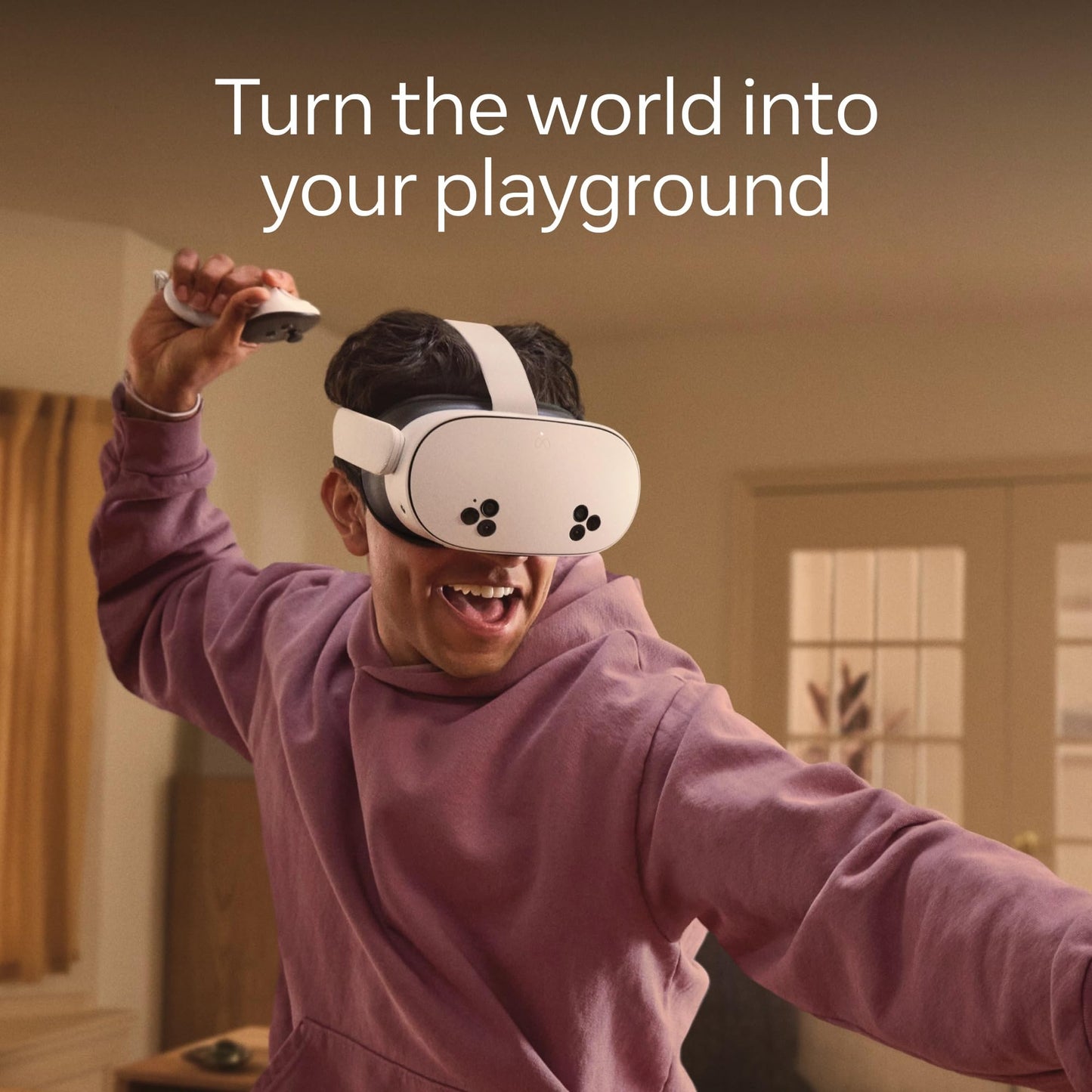 Meta Quest 3S 256GB - Dive into Mixed Reality - Unreal Experiences - All-in-One Headset (Renewed Premium)