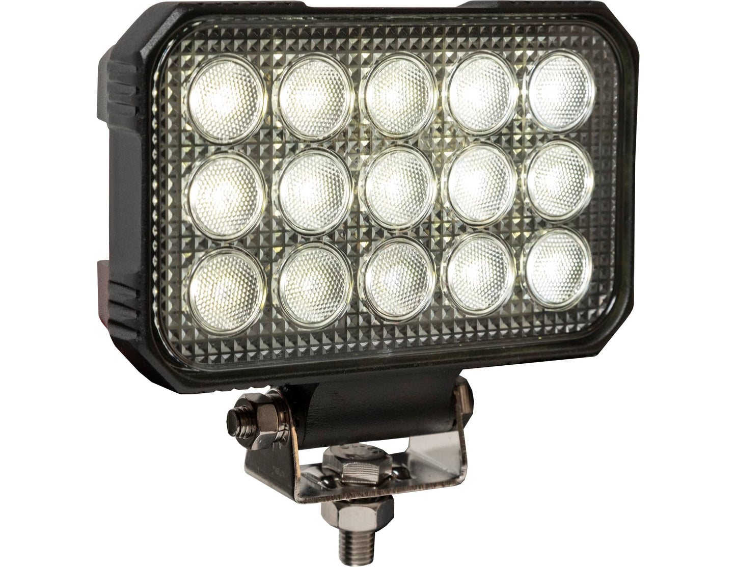 Buyers Products 1492196 Ultra Bright 6 Inch Wide Rectangular LED Flood Light, 9000 Lumens, Fog Light, Light Bar for ATV, UTV, Work Trucks