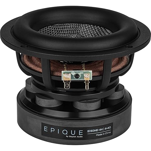 Dayton Audio Epique E150HE-44 5-1/2" DVC MMAG Extended Range Subwoofer 4 Ohm per Coil