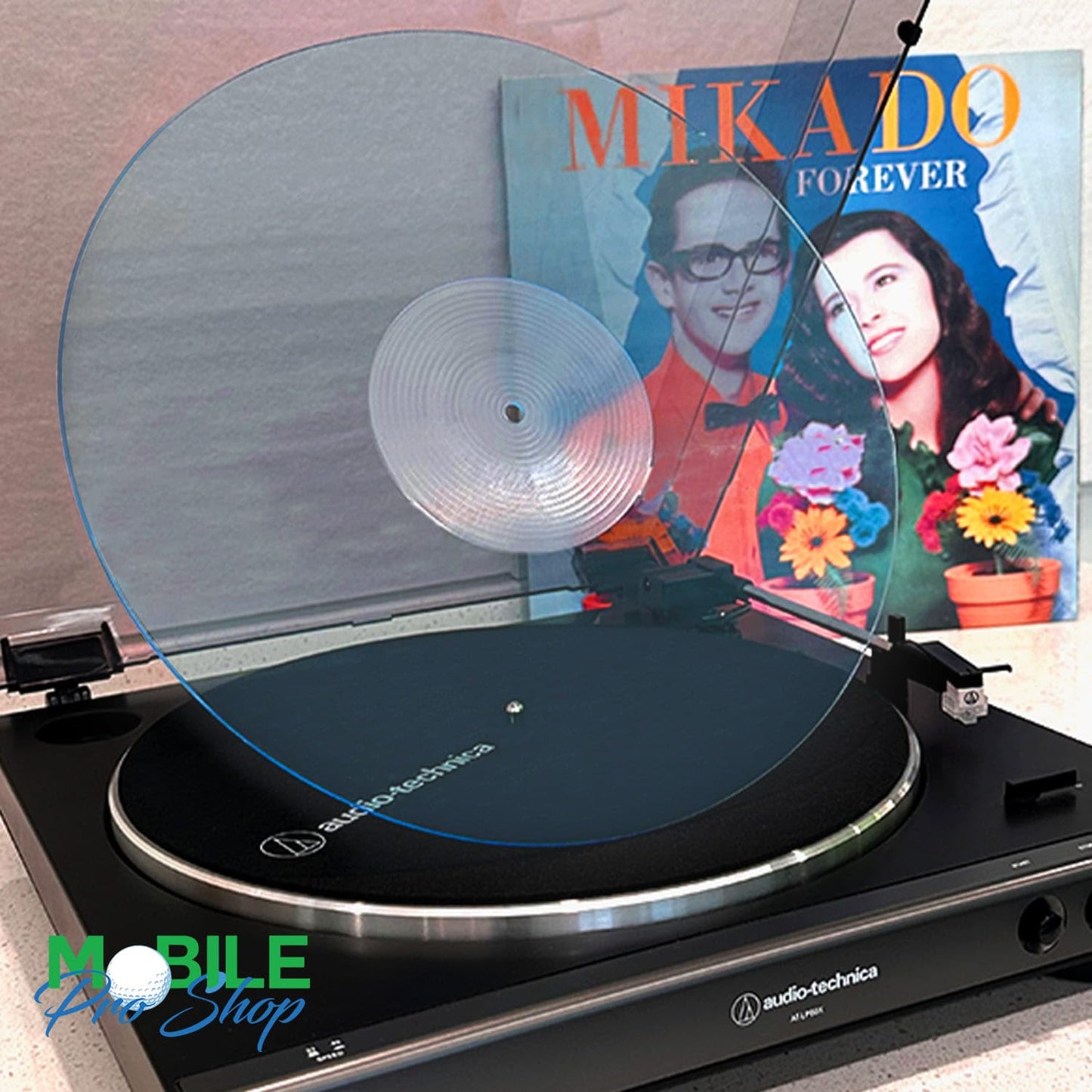 Acrylic Turntable Mat-Platter Vinyl Slipmat for 12 Inches LP Players-Reduced Noise & Improves Sound Quality & Provides Tighter Bass-Anti Static Record