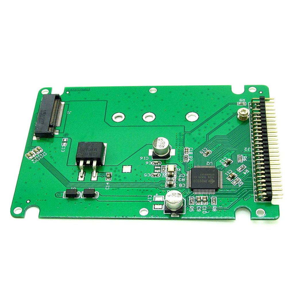 M.2 NGFF SATA SSD to 2.5 IDE 44pin Converter Adapter with Case for Computer Accessries