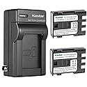 Kastar 2-Pack Battery and AC Wall Charger Replacement for Canon VIXIA HF R11 HFR11, VIXIA HG10, VIXIA HV20, VIXIA HV30, VIXIA HV40, ZR100, ZR200