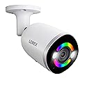 Lorex 4K Smart Security Lighting Deterrence Bullet AI PoE IP Wired Camera with Smart Motion Detection Plus and IP67 Weatherproof Rating