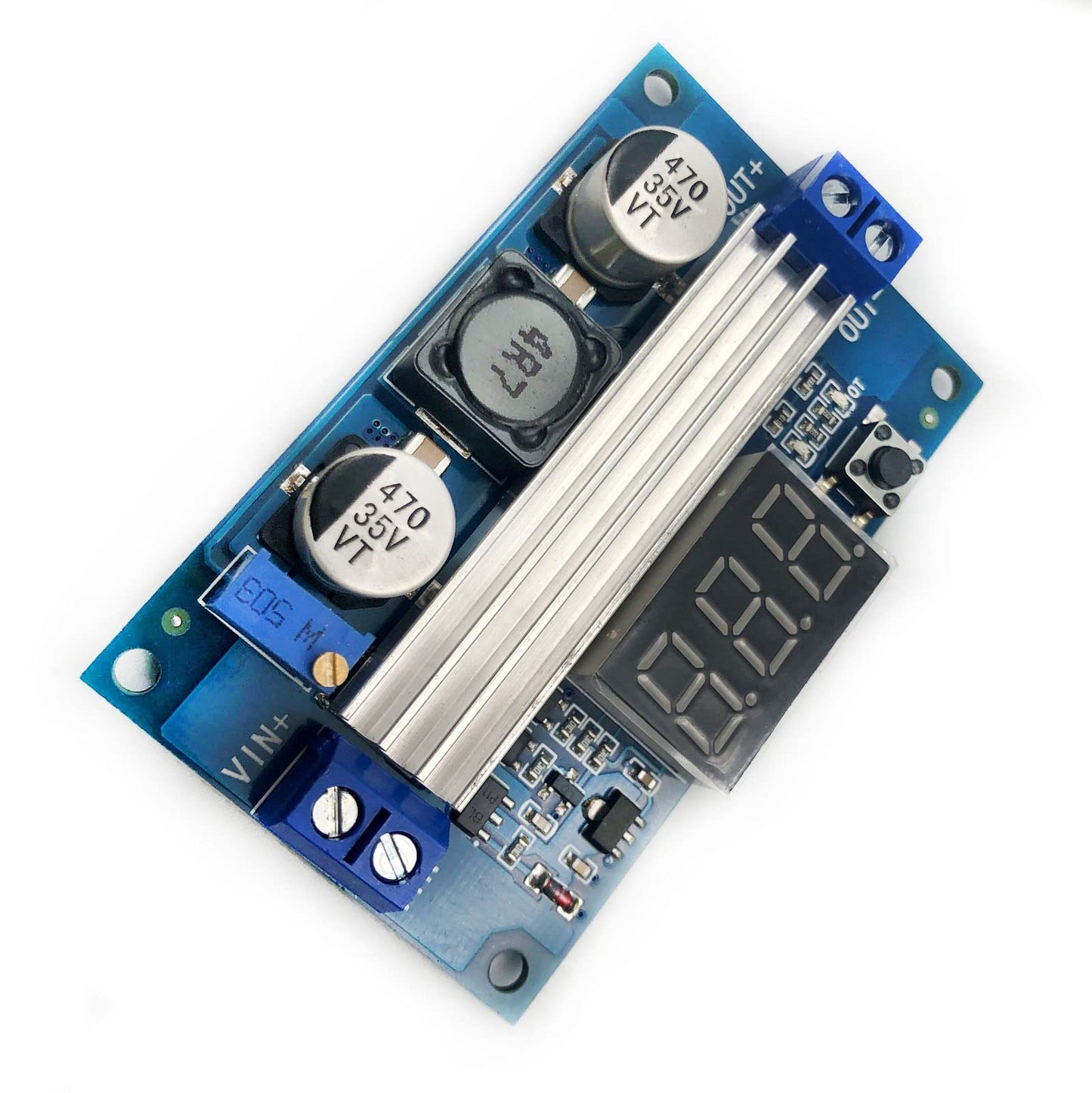FainWan 2pcs LTC1871 DC-DC Boost Step-up Voltage Converter Module 100W High Power Adjustable Output 3.5-35V Power Regulator Board with LED Voltage…