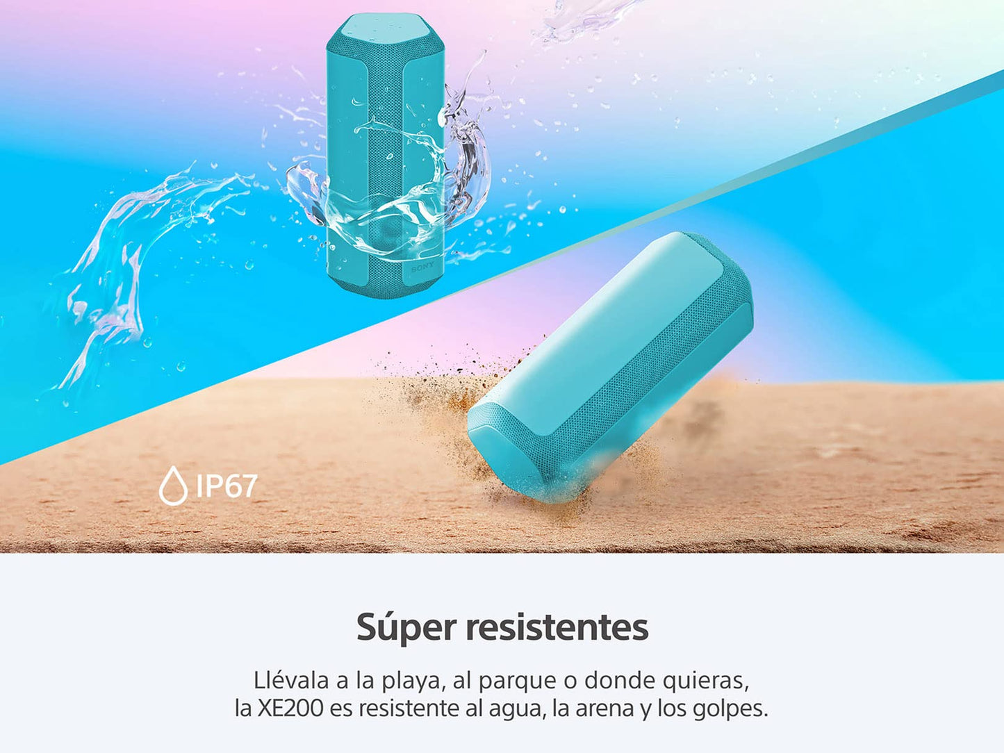 Sony SRS-XE200 X-Series Wireless Ultra Portable-Bluetooth-Speaker - Blue (Renewed)