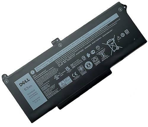 DELL RJ40G 15.2V 63Wh 4-Cell Lithum-ion Battery For DELL Latitude 5420,Latitude 5520 and Precision 3560 Series Laptop P/N: P137G P137G001 P104F