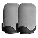 2 Pack Wall Mount Compatible with Google Nest Audio Speaker,Built in Cord Management Easy Install,Stable Stand Google Nest Audio Smart Speaker Holder