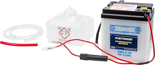 Fire Power Conventional Battery With Acid Pack - 6N5.5-1D