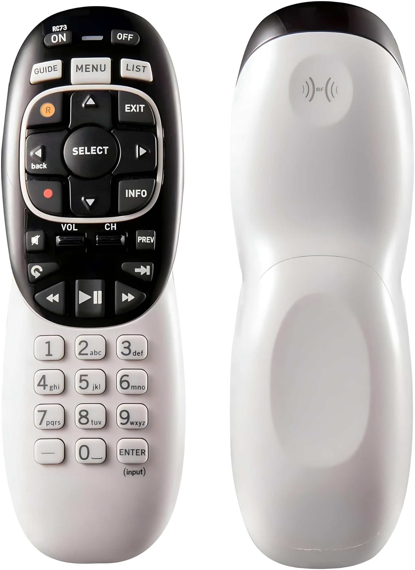 Buck AT&T DirecTV RC73 IR/RF Universal Wireless Genie Remote - DirecTV Remote Control Replacement for HR20, HR21, HR34, HR44, HR54 DVR Satellite Dish