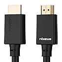 Nixeus Ultra High Speed HDMI Certified Cable (10 ft) - Certified by HDMI to Support HDMI 2.1 Features, 48Gbps, Dynamic HDR, 4K 120Hz/144Hz, 5K