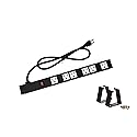 Opentron OT16063 Heavy Duty Metal Surge Protector Power Strip with Mounting Parts 6 White Outlets 3 Feet Power Cord