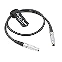 Alvin's Cables Fischer 3 Pin Male to 2 Pin Male Power Cable for ARRI Alexa Camera to Teradek SmallHD Monitor 60cm|23.6inches