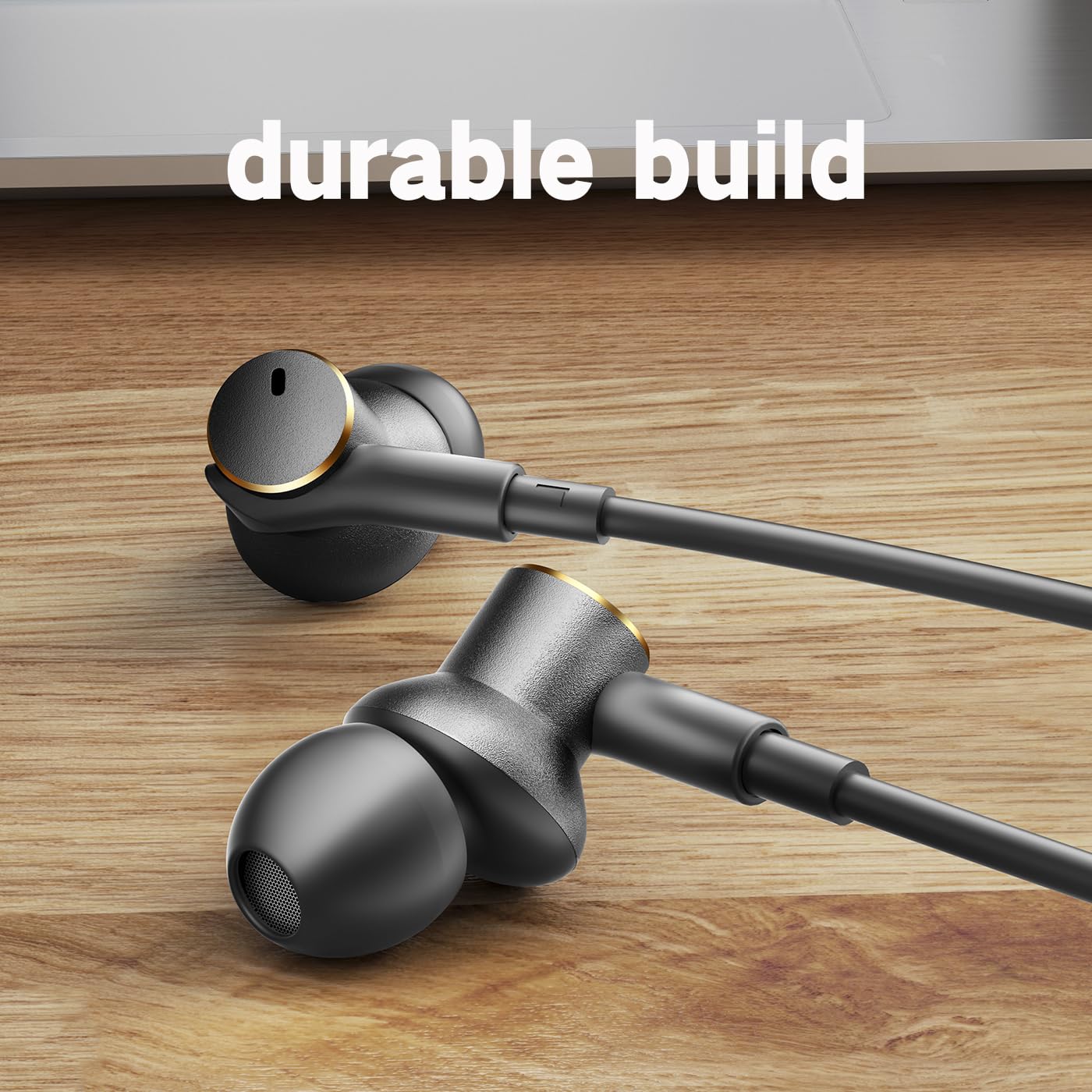 Wired Headphones Balance Powerful Bass & HD Audio Noise-cancelling Earbuds Wired Immersive Bass,(Four drive)Bass Boost In ear Earphones Universal…
