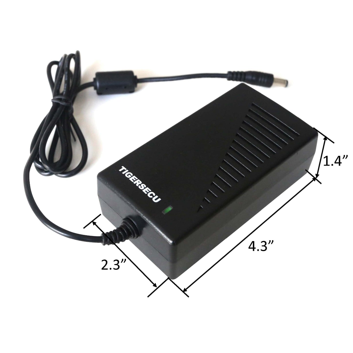 TIGERSECU Security Camera Power Adapter with 9-Way Power Splitter, 12V 5A 100V-240V 2.1x5.5mm Power Supply, Compatible with Lorex, Samsung, Q-See