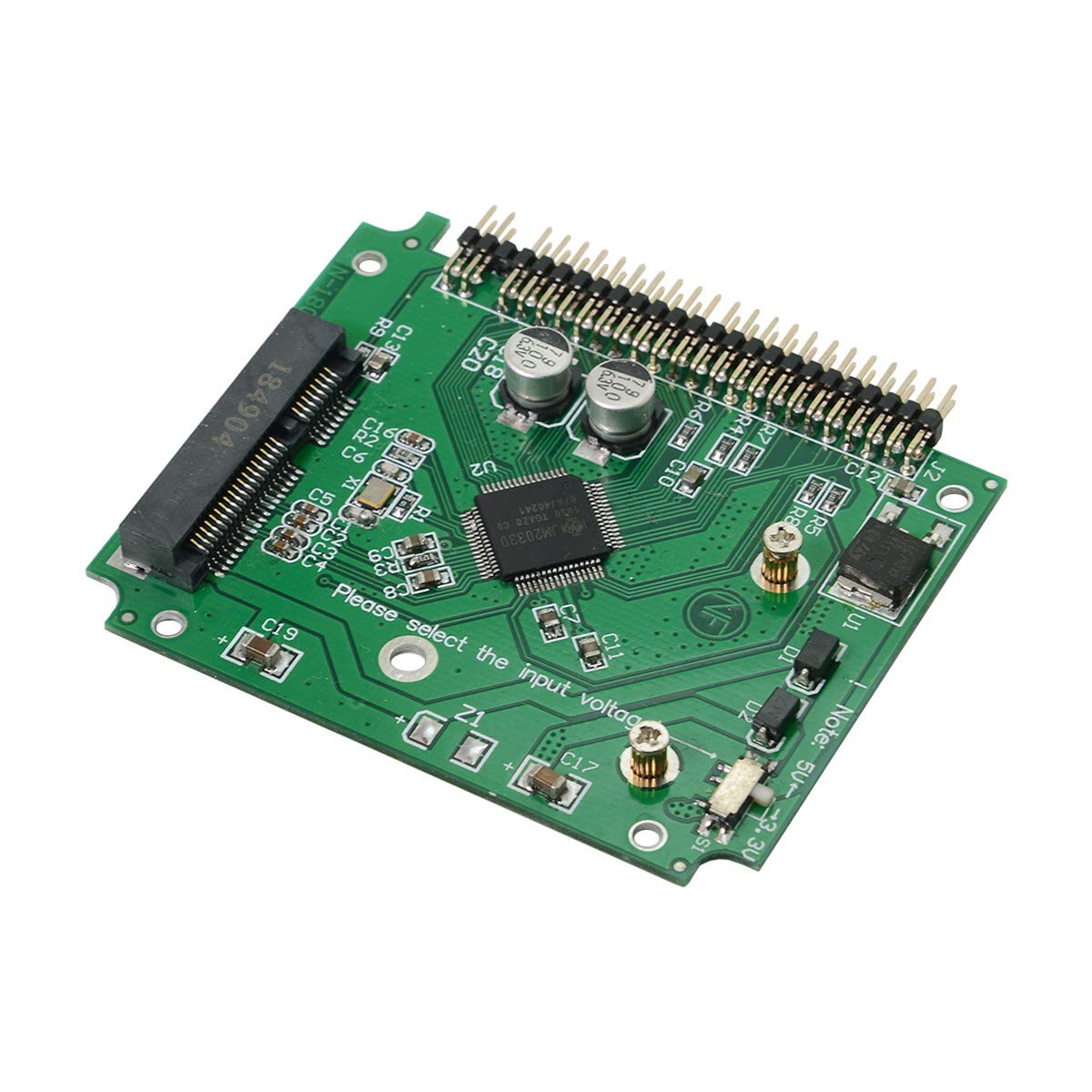Cablecc Low Profile Half-Heigh mSATA SSD to 2.5 inch IDE 44pin Hard Disk Case Enclosure for Notebook Laptop
