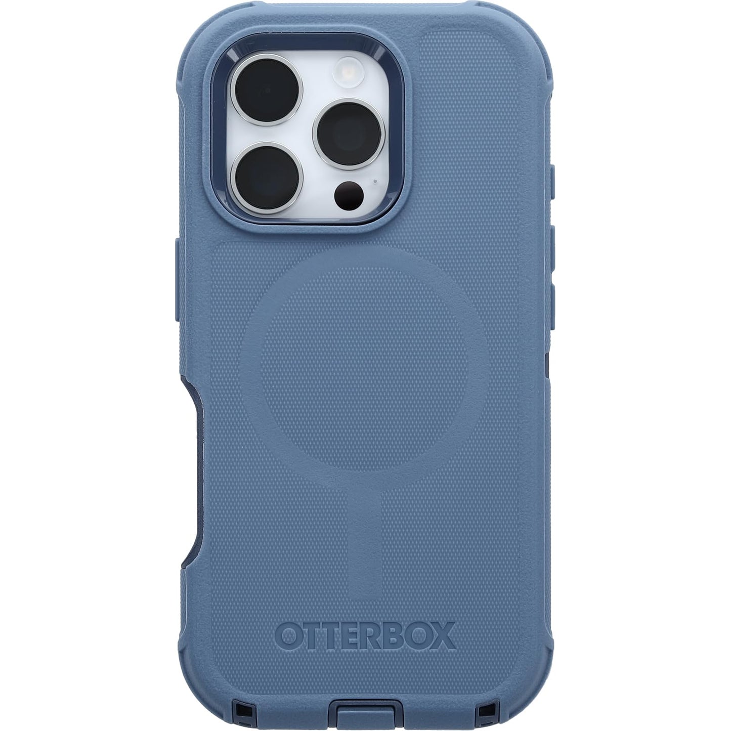 OtterBox Defender MagSafe iPhone 16 Pro Case, Baby Blue Jeans - Blue US Military MIL Standard Certified