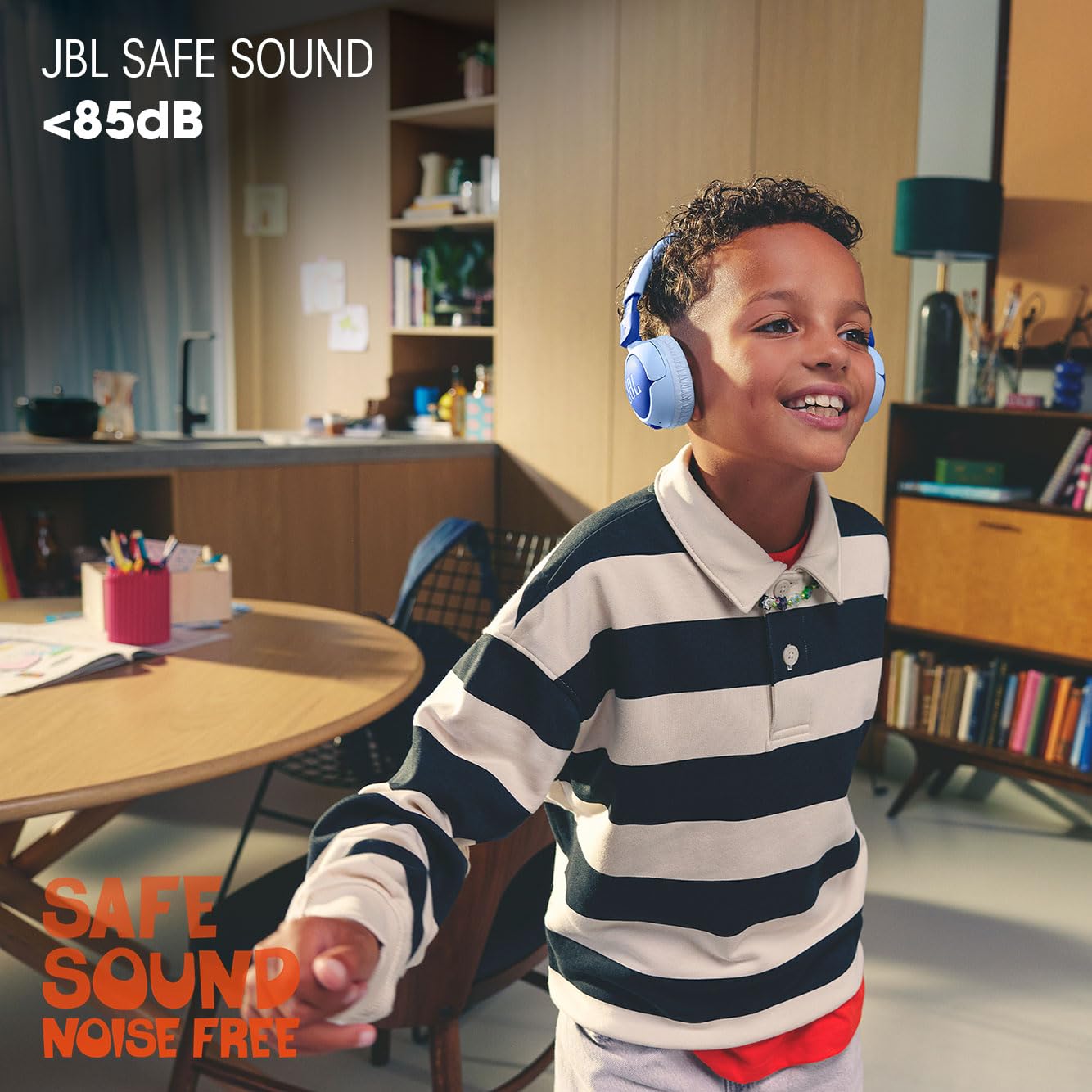 JBL Junior 320BT - Wireless on-Ear Kids Headphones with JBL Safe Sound (<85dB), Fit for Kids, Parental Control with Customizable Volume & Playtime