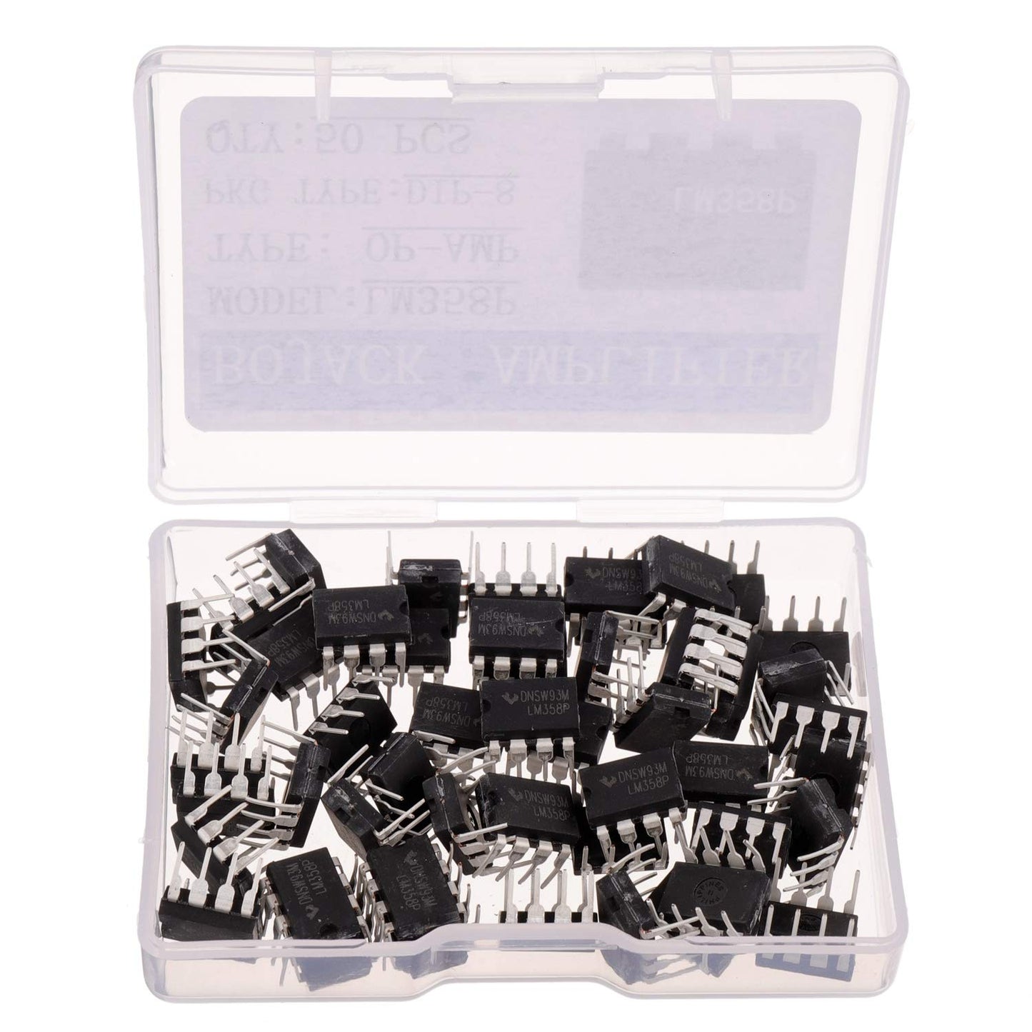 BOJACK LM358P Operational Amplifier IC LM358N LM358 DIP-8 Dual Operational Amplifier (Pack of 50)