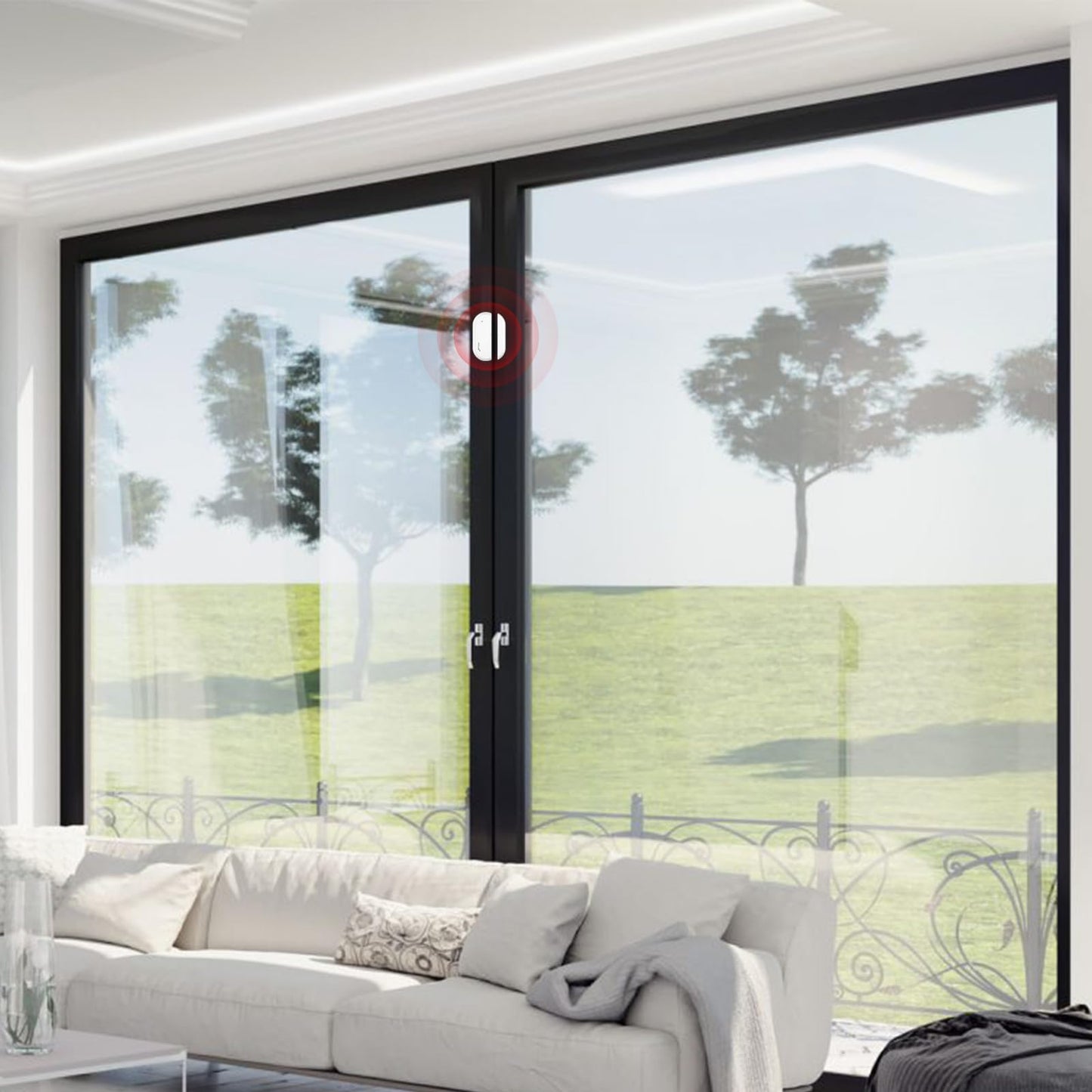 CPVAN Accessory - Door/Window Contact Sensor - Only for Hosts as CP2, CP2W, CP9 - Connected with The Host via 433.92MHz