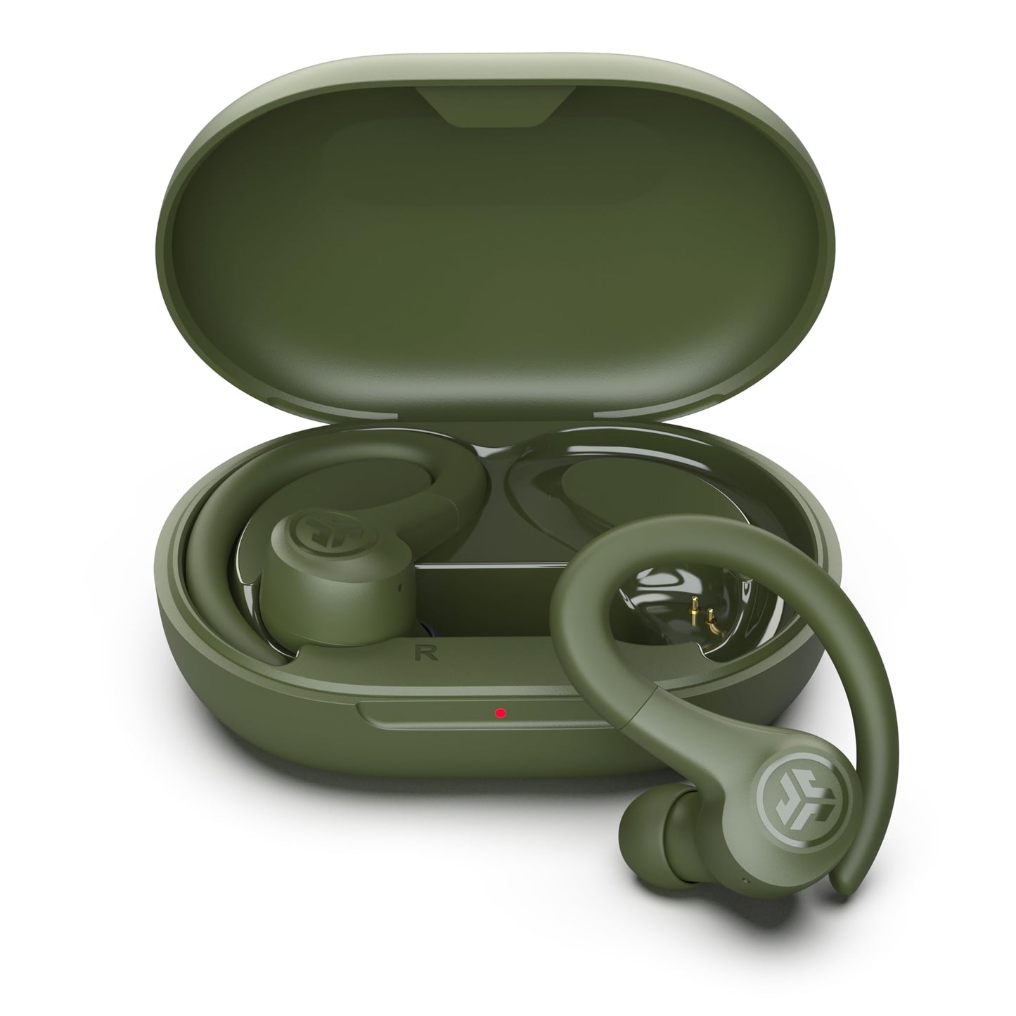 JLab, Go Sport+, True Wireless Workout Earbuds, Bluetooth Sport Earbuds, Clear Calling, Green