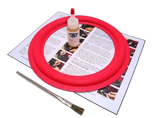 Springfield Speaker 10" Single Foam Surround Edge Repair Kit - 1 Speaker Kit - Compatible with Cerwin Vega 101W-2, 101W2, 101-W2, 102-WT, 102WT