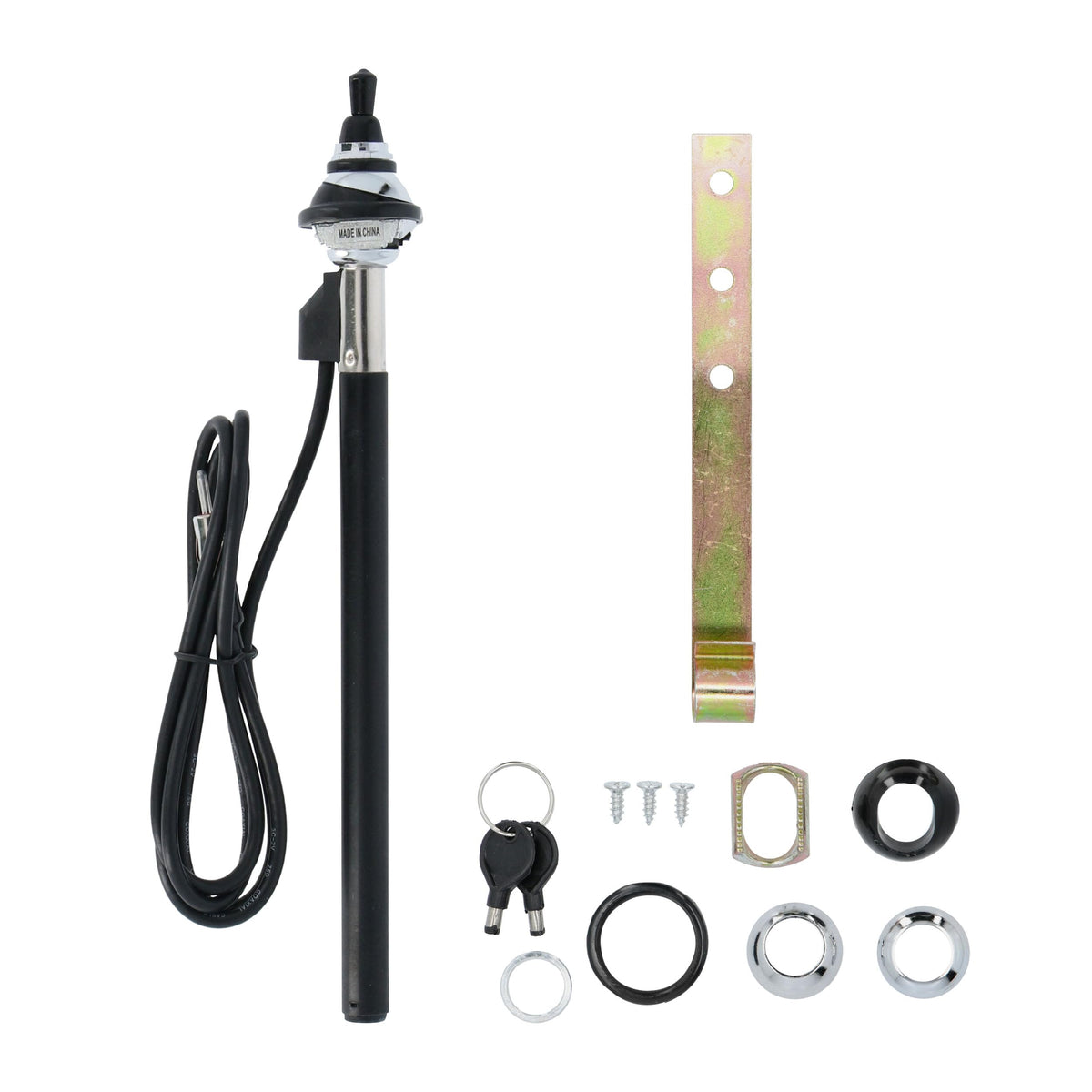 Metra 44-UL105 1.75-Inch Top Mount Universal Locking Antenna for Select BMW Mercedes Jaguar Peugeot and Porsche