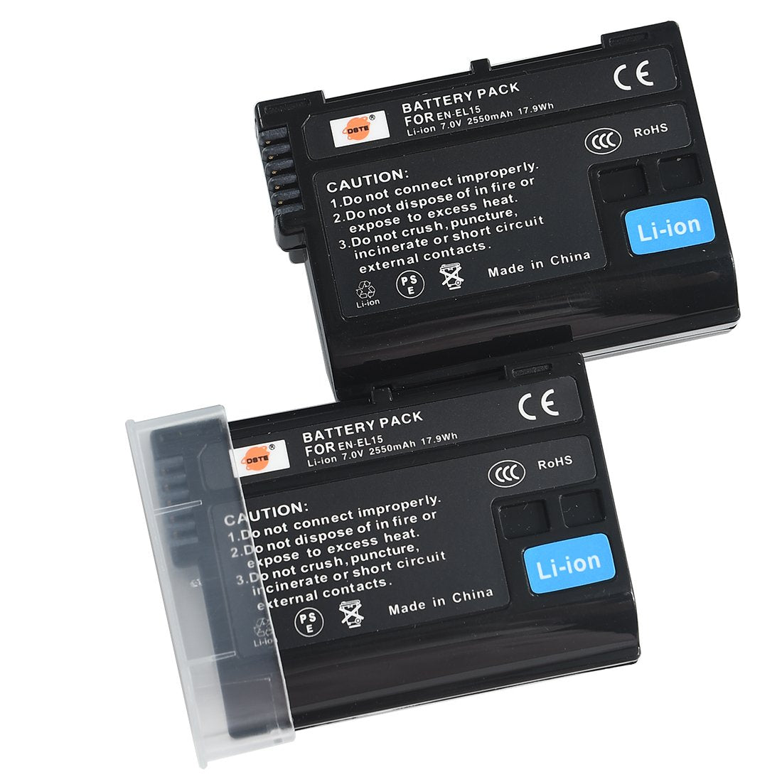 DSTE Replacement for Pro MB-D12 Vertical Battery Grip + 2X EN-EL15 Compatible Nikon D800 D810 D800E D800S SLR Digital Camera