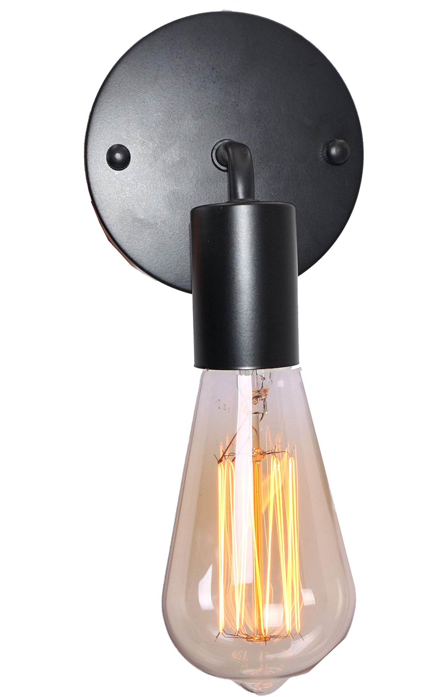 BRIGHTESS W8962 Retro Black Wall Sconce Lamp Simple Lamps Industrial Vintage Farmhouse Wall Lamp for Indoor Hardwired