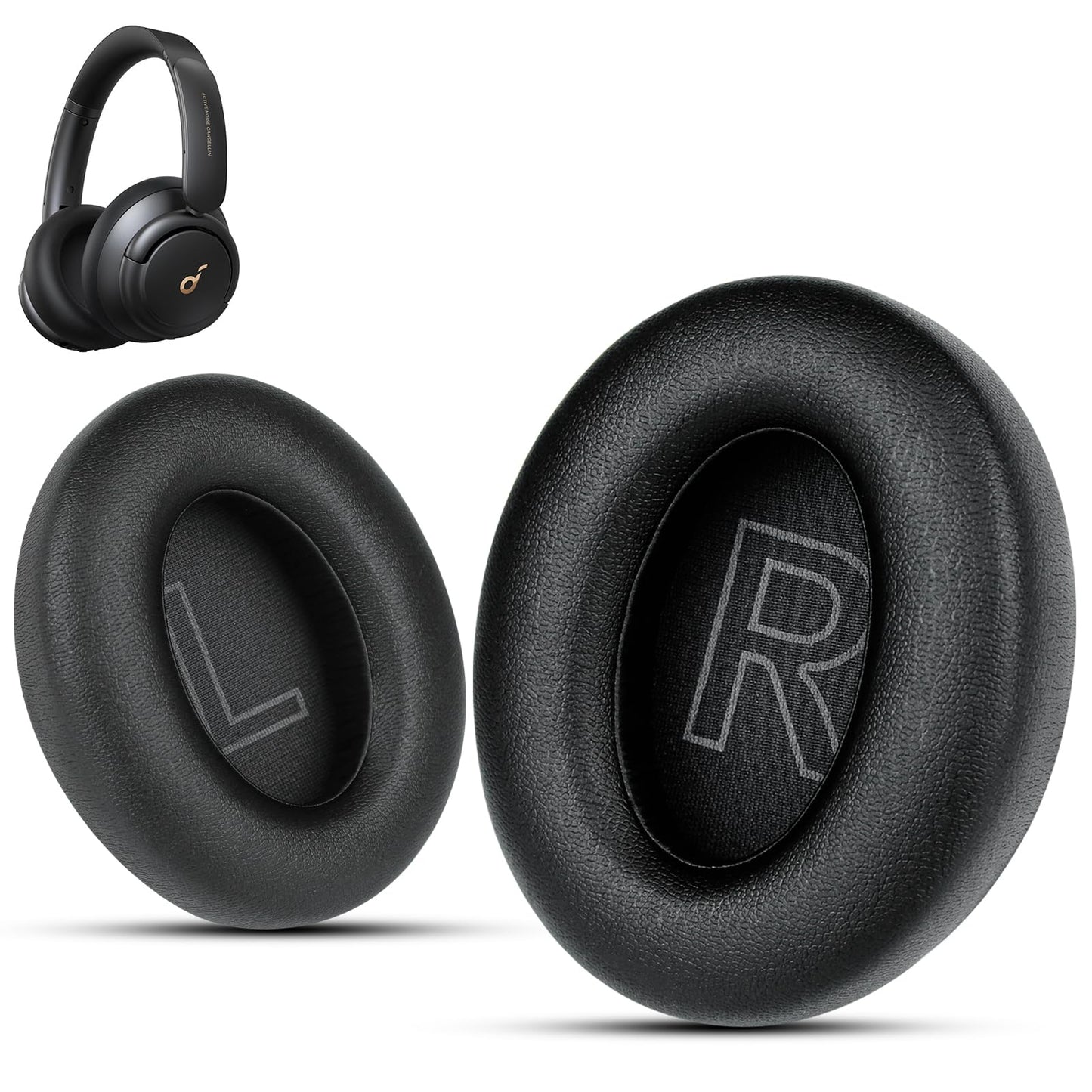 Krone Kalpasmos Soundcore Replacement Ear Pads - Fits Soundcore Life Q20 Replacement Ear Pads, Soft Memory Foam Soundcore Q20 Replacement Ear Pads