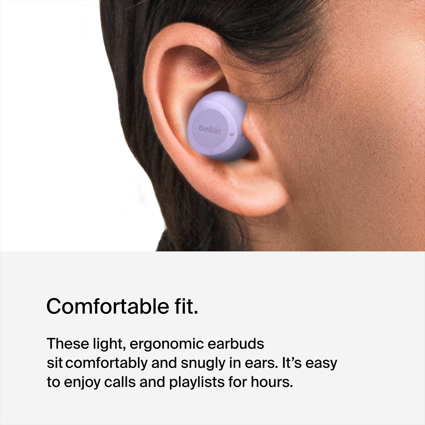 Belkin SoundForm Bolt True Wireless Earbuds, Wireless Charging, IPX4 Sweat and Water-Resistant, USB-C, Up to 28 Hours of Battery Life for Apple…