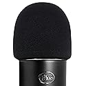 ienza® Windscreen for Blue Yeti Foam - Also Fits Other Large Microphones Such as MXL, Audio Technica and More - Quality Sponge Material to Act as a