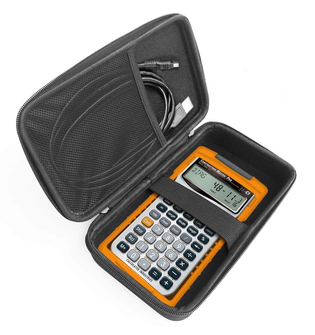 FitSand Hard Case Compatible for Calculated Industries 4065 Construction Master Pro Advanced Construction Math Feet-inch-Fraction Calculator
