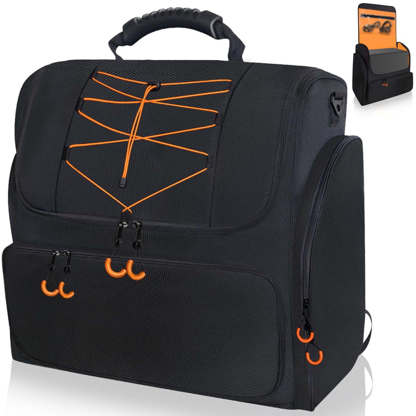 Computer Desktop Mid Tower PC Carrying Case,PC Travel Case Padded Carrying Bag Backpack for ATX/M-ATX Mid-Tower, Portable PC Carrying Bag for PC