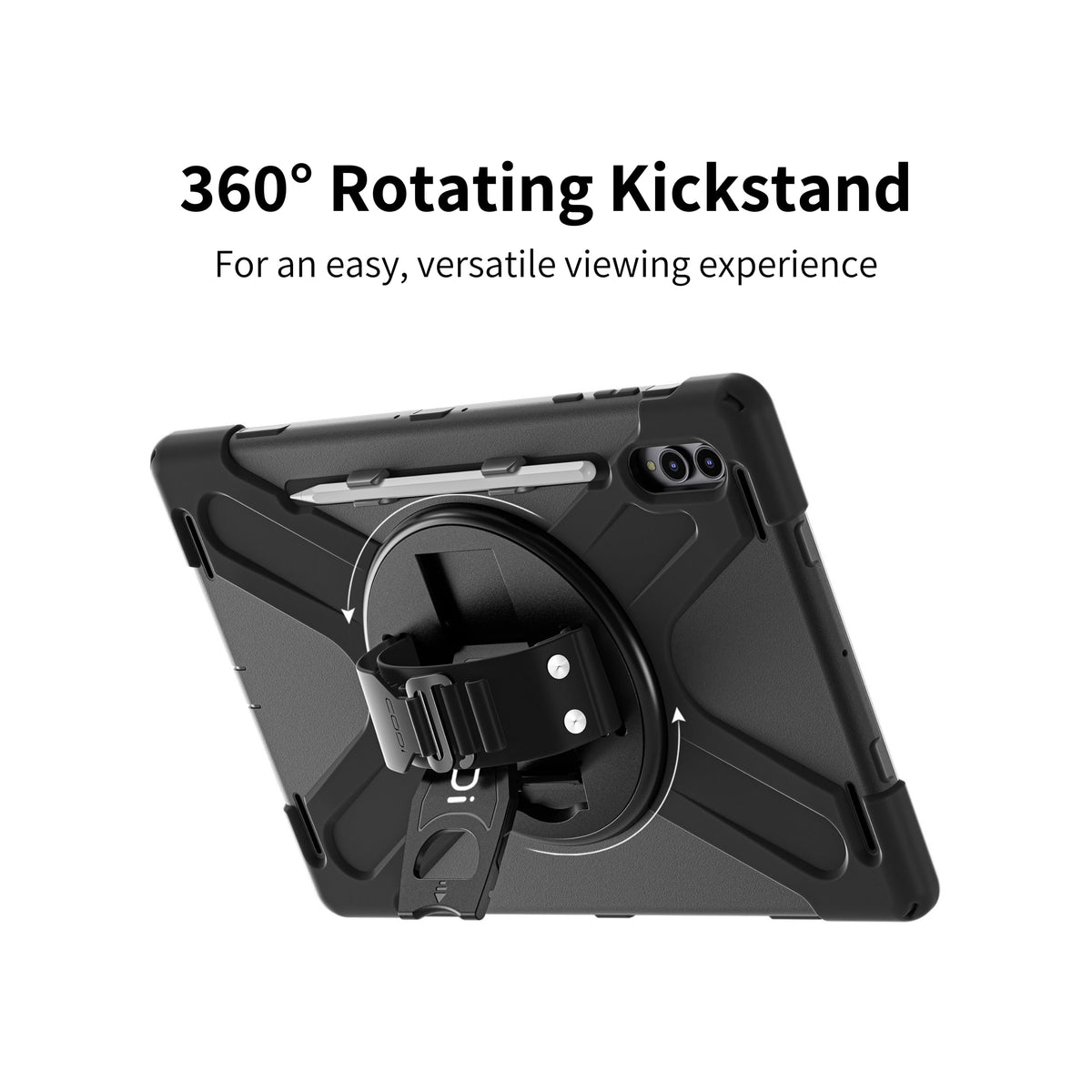 CODi Rugged Case for Samsung Galaxy Tab S11 Ultra - 360° Protection with Kickstand, Hand Strap, Stylus Holder & Shoulder Strap