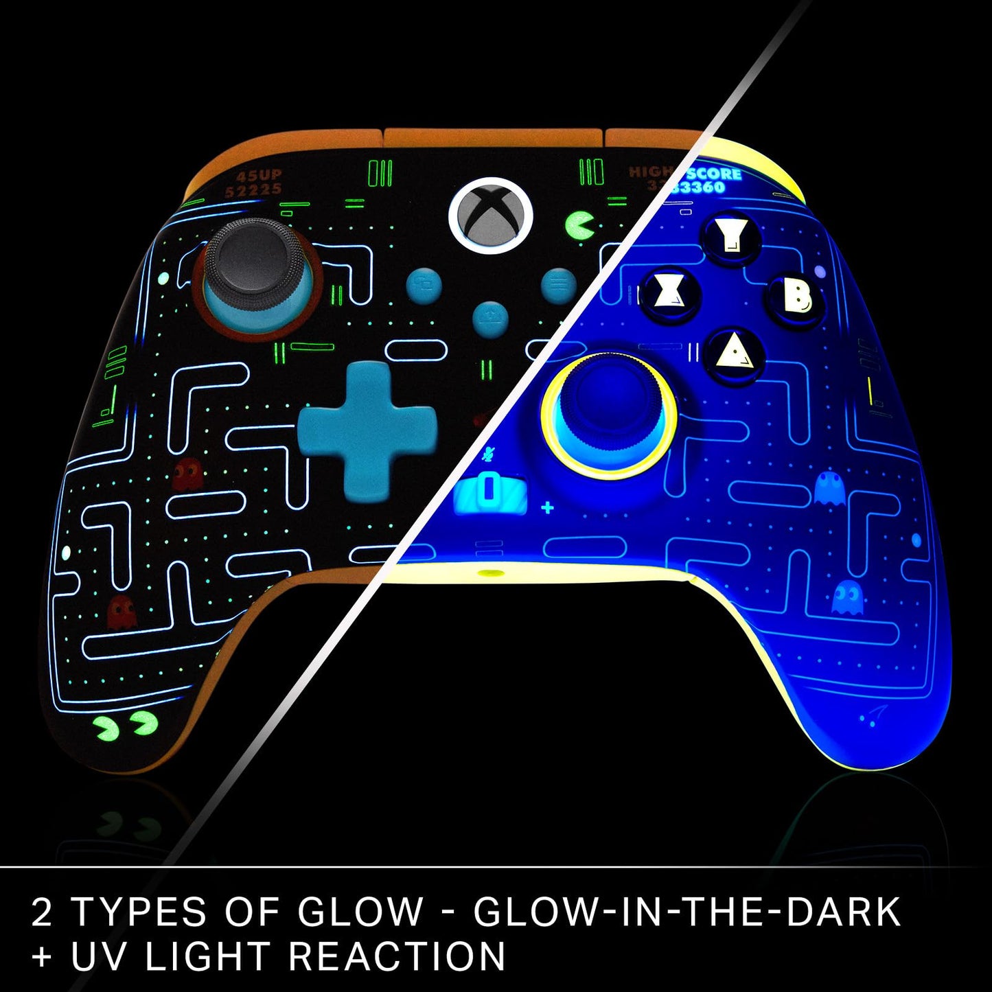 PowerA Wireless Controller for Xbox Series X|S - PAC-MAN SE, hall effect thumbsticks, low latency wireless, officially licensed, works with Xbox One