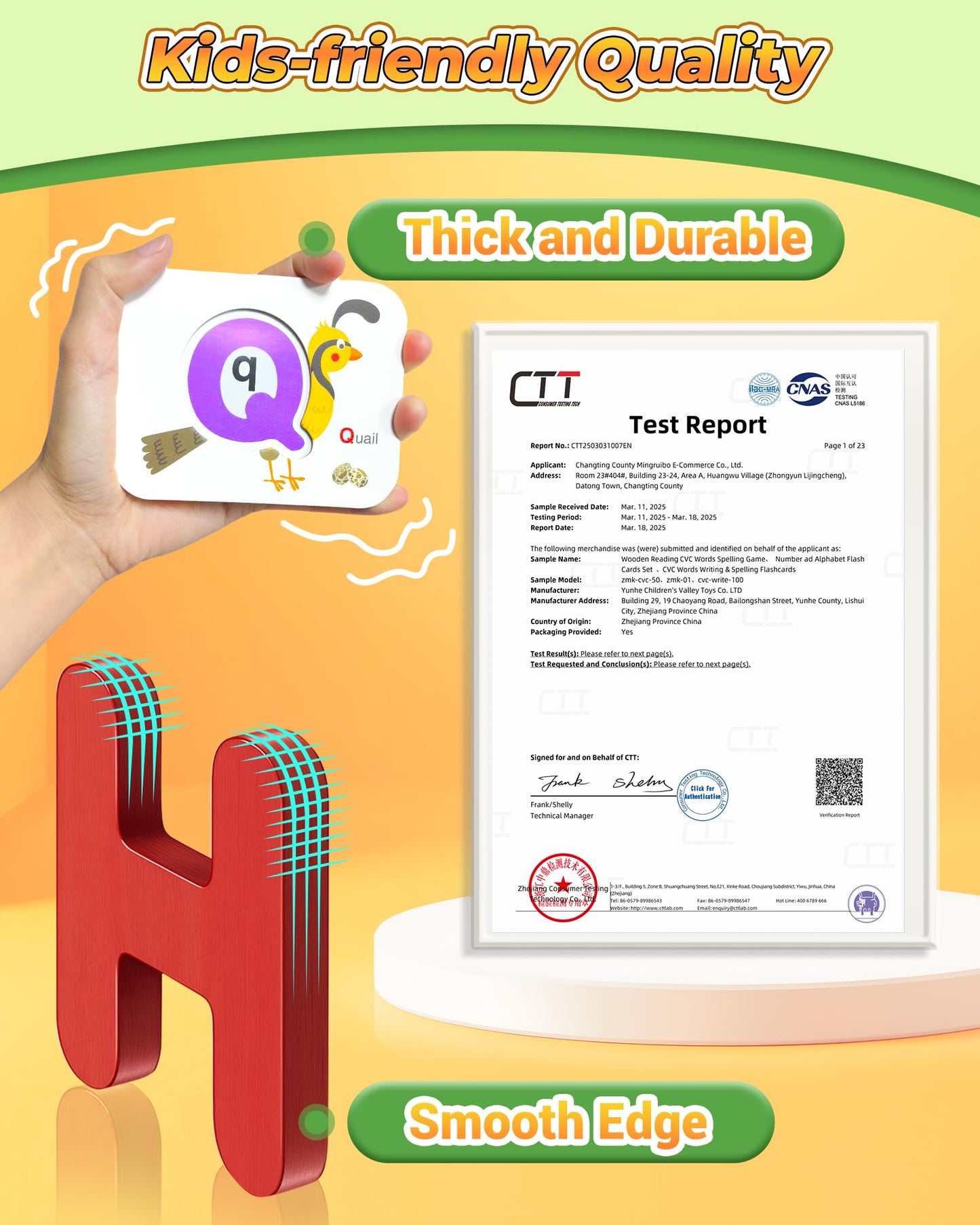 Gojmzo Alphabet Flash Cards – ABC Learning Toys with Wooden Letters, Number Blocks & Sight Words Matching Game for Toddlers & Preschool Kids Ages 3+