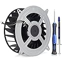 Gorliskl Internal Cooling Fan Replacement for Sony PlayStation 5 PS5 Series,New PS5 CPU Cooler Fan 23 Blades