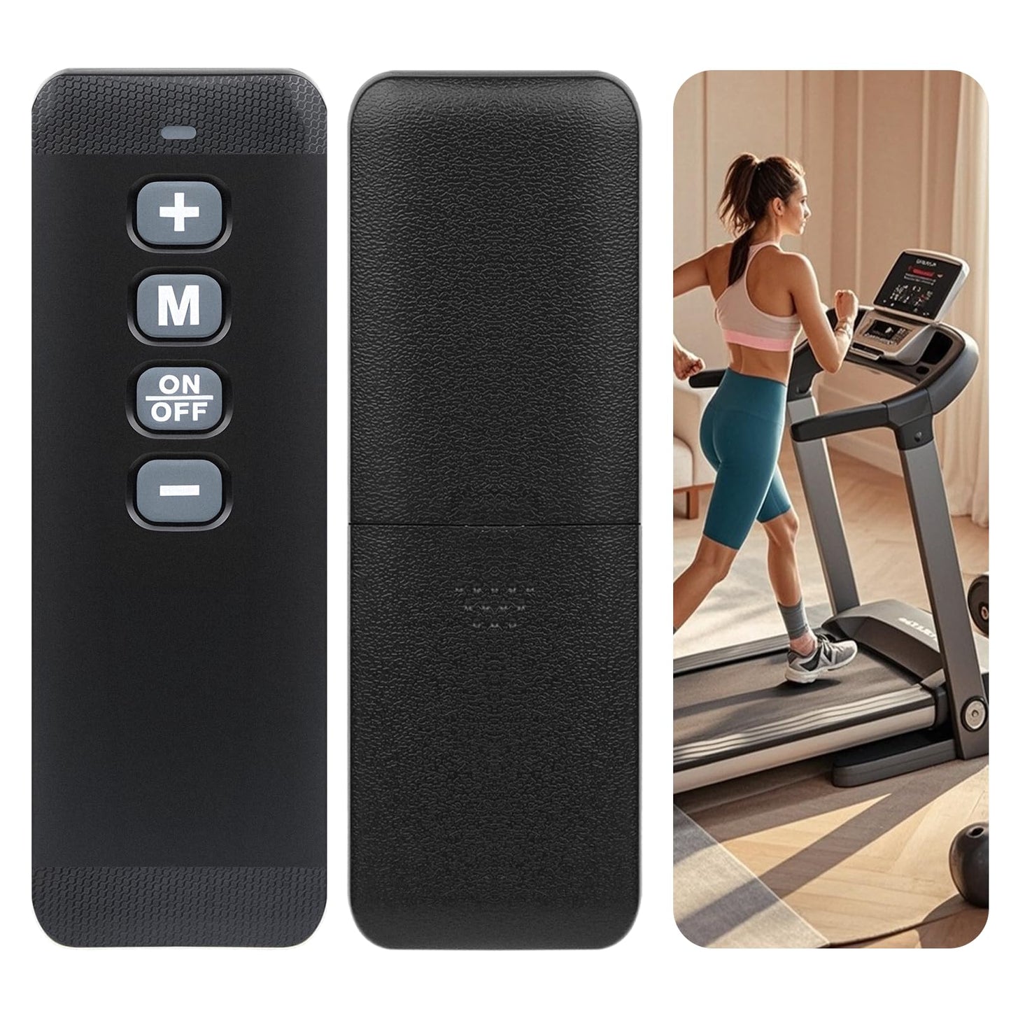 RJLCTH Replacement Remote Control Compatible with WalkingPad Q1 Only, 433MHz RF, No Pairing Required, AAA Battery Not Included