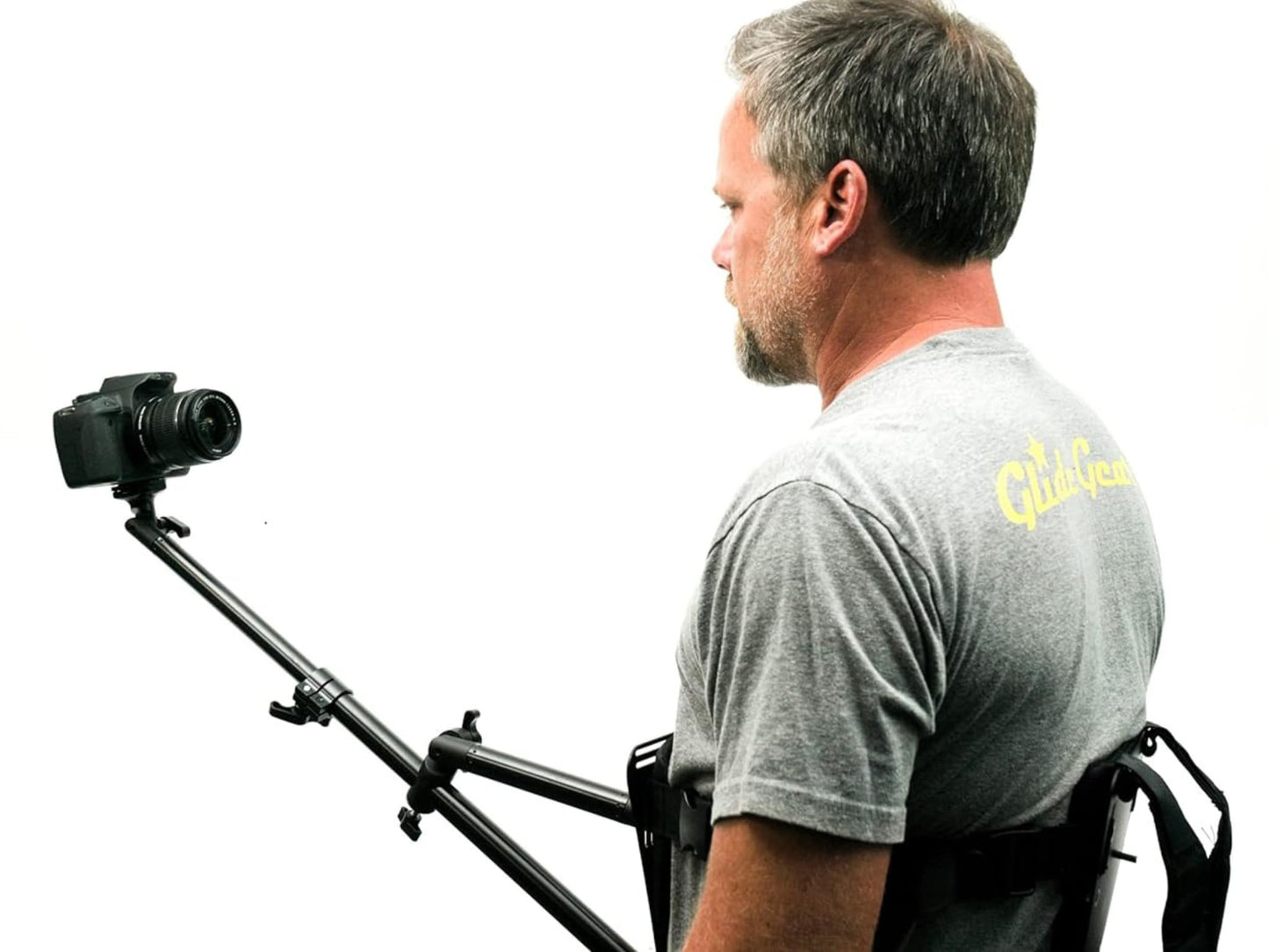 Glide Gear SNC 100 Snorricam Rig - for DSLR, Smartphone - Chest Mount, 3ft Arm, 3.3lb Payload, Lightweight Aluminum Harness