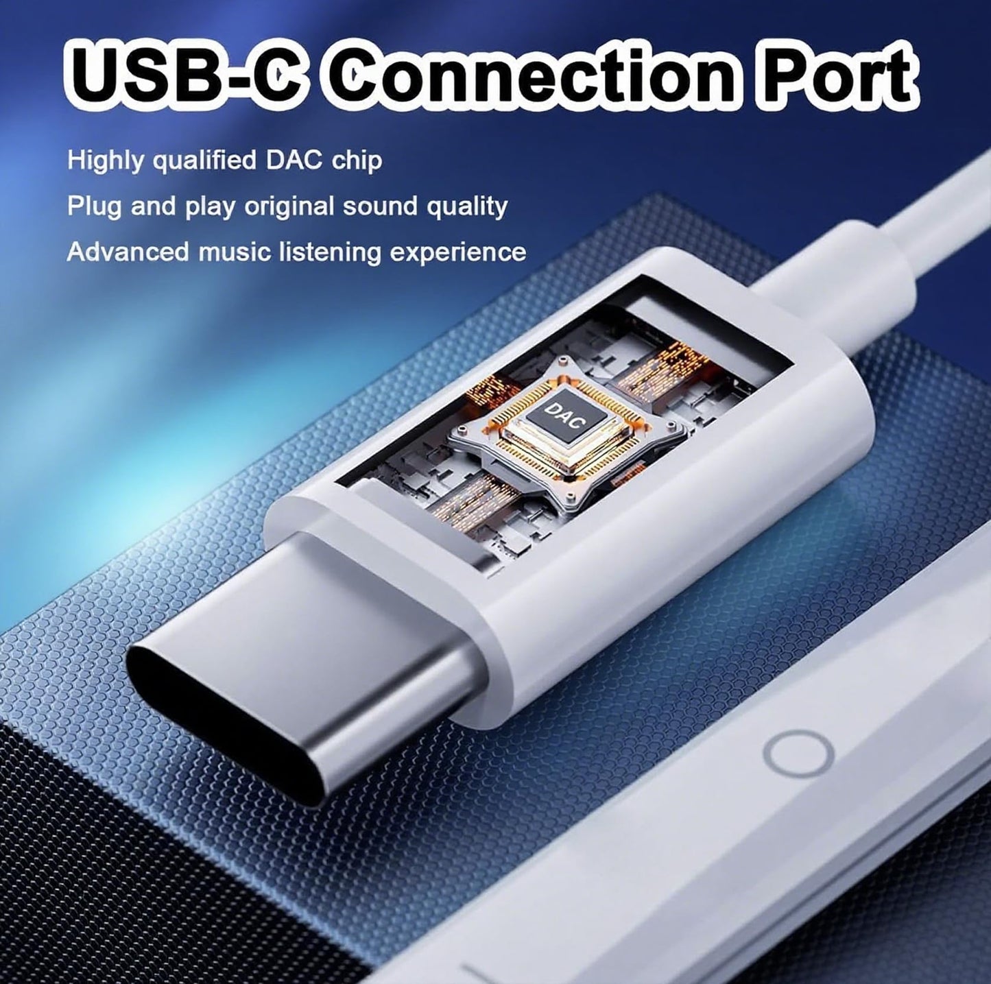 2 Packs USB C Headphones?Type C for iPhone Wired Headphones for iPhone 16/15/17 Earbuds with Mic and Volume Control?Hi-Fi Stereo In Ear Earphones
