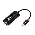 SIIG USB Type C to Gigabit Ethernet Adapter - 10/100/1000 Mbps LAN adapter for Windows and Mac Systems, Thunderbolt 3 (Black)