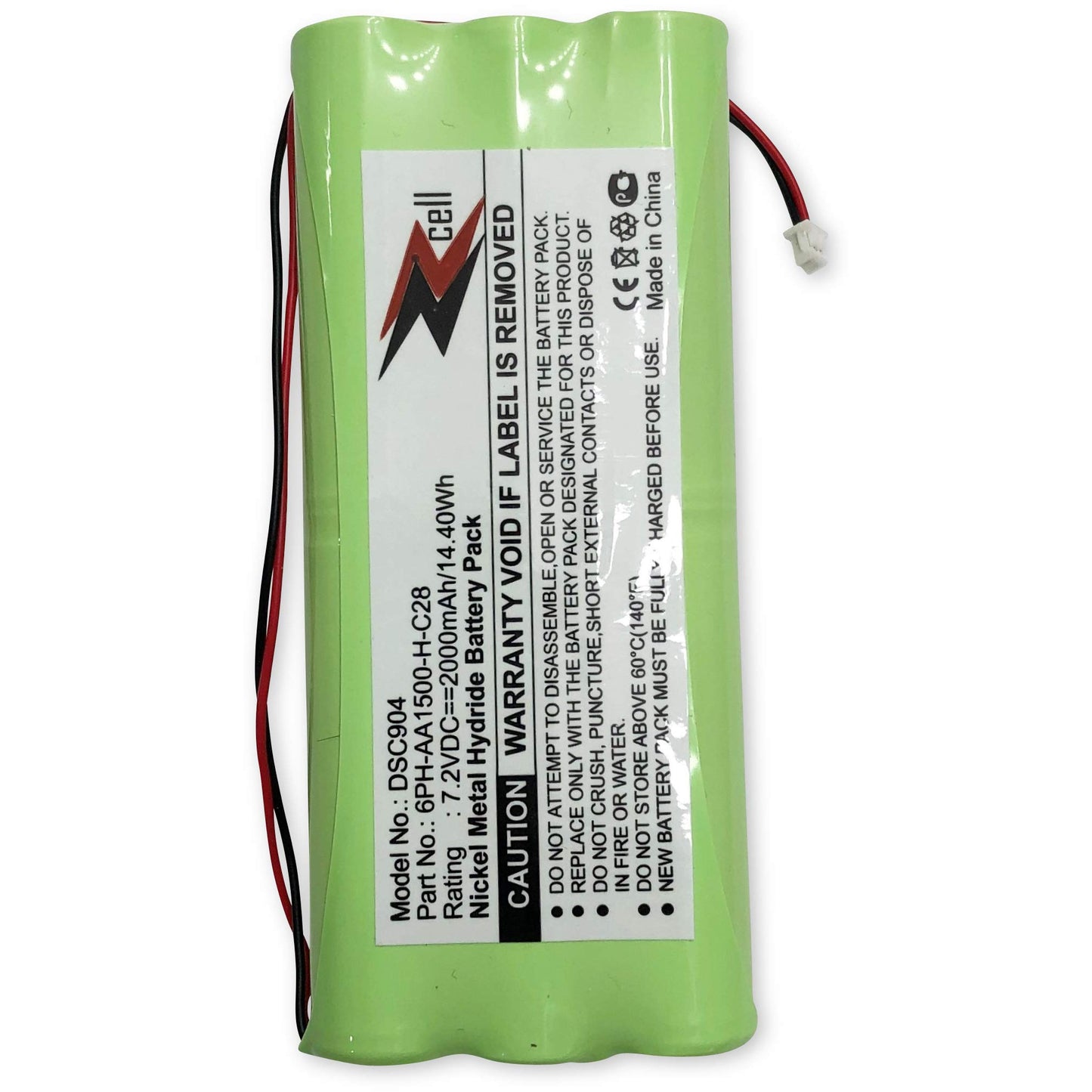 ZZcell® 7.2V Battery Compatible with 6PH-AA1500-H-C28 DSC9047 Power-Series Alarm System ADT DSC Back-Up SCW9045 SCW9047 2000mAh (Please check part…