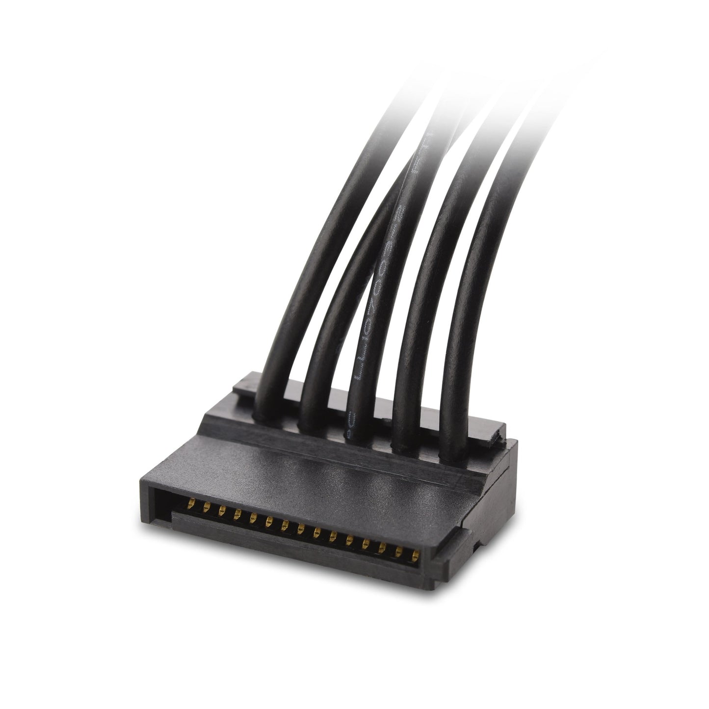 Cable Matters 2-Pack 15 Pin SATA to 4 SATA Power Splitter Cable - 18 Inches